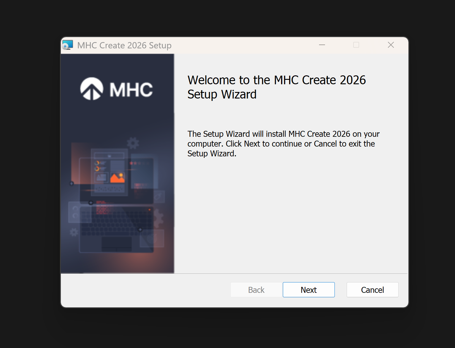 Welcome Screen