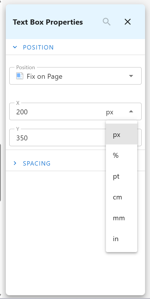 Text Box Properties