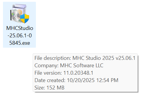 Installer filename example
